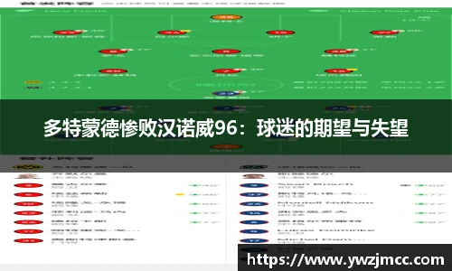 多特蒙德惨败汉诺威96：球迷的期望与失望